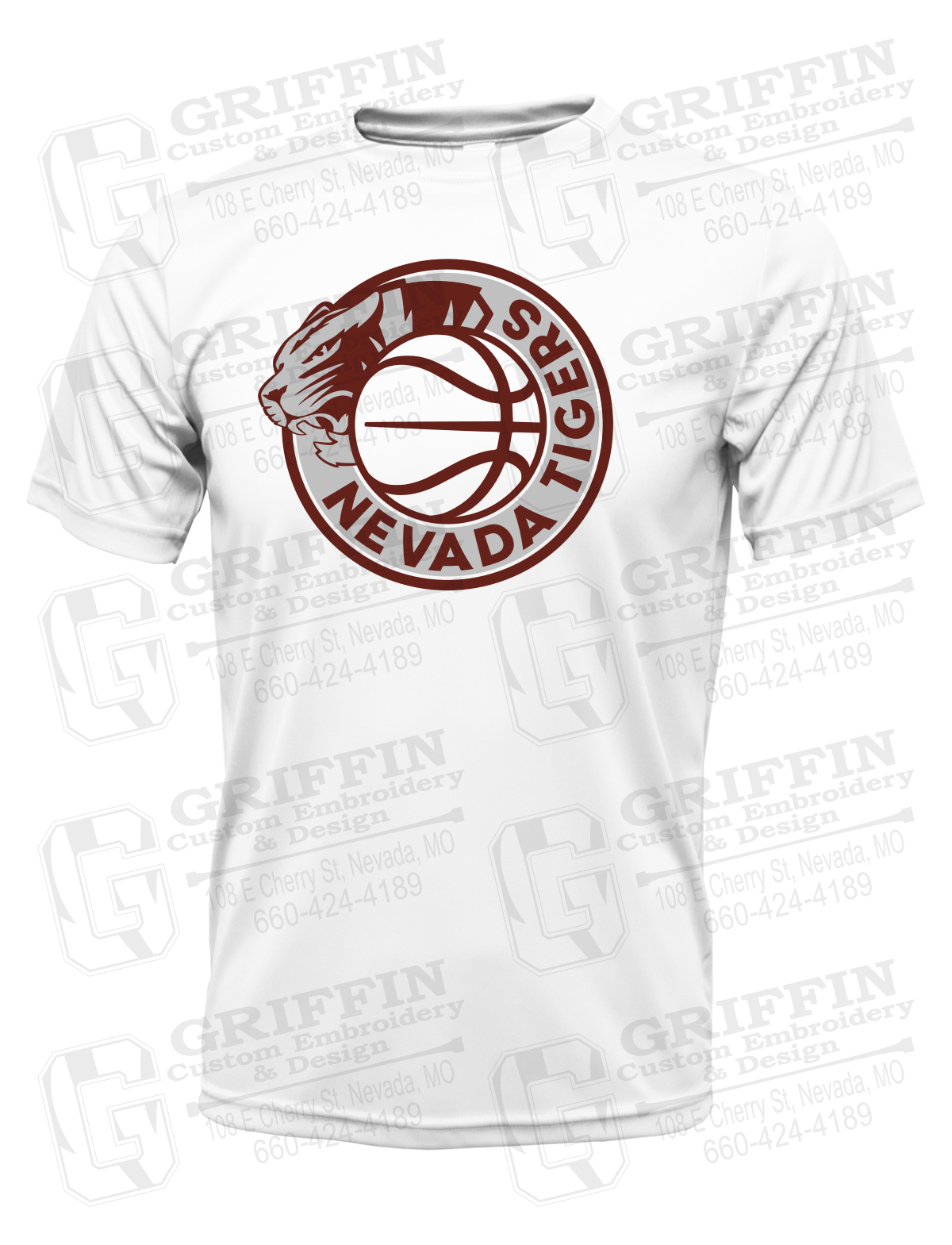 Dry-Fit Short Sleeve T-Shirt - Basketball - Nevada Tigers 26-J