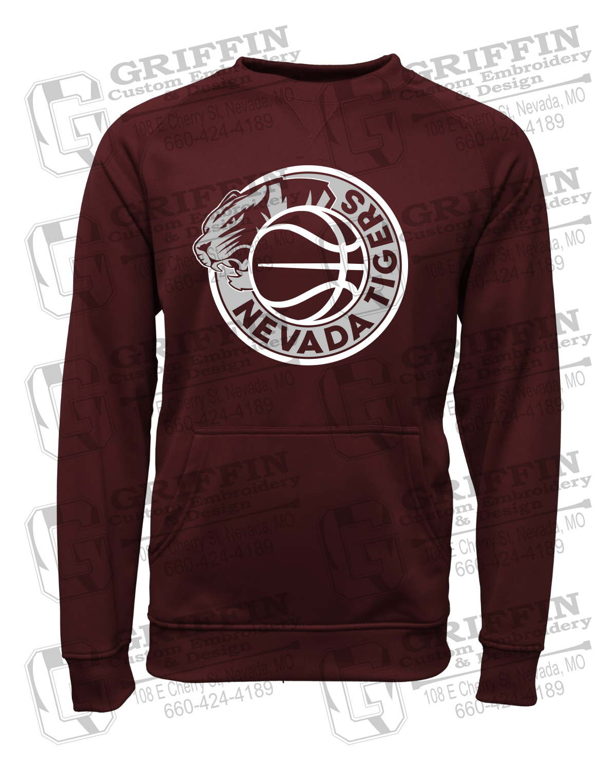 Performance Fleece Sweatshirt - Basketball - Nevada Tigers 26-J