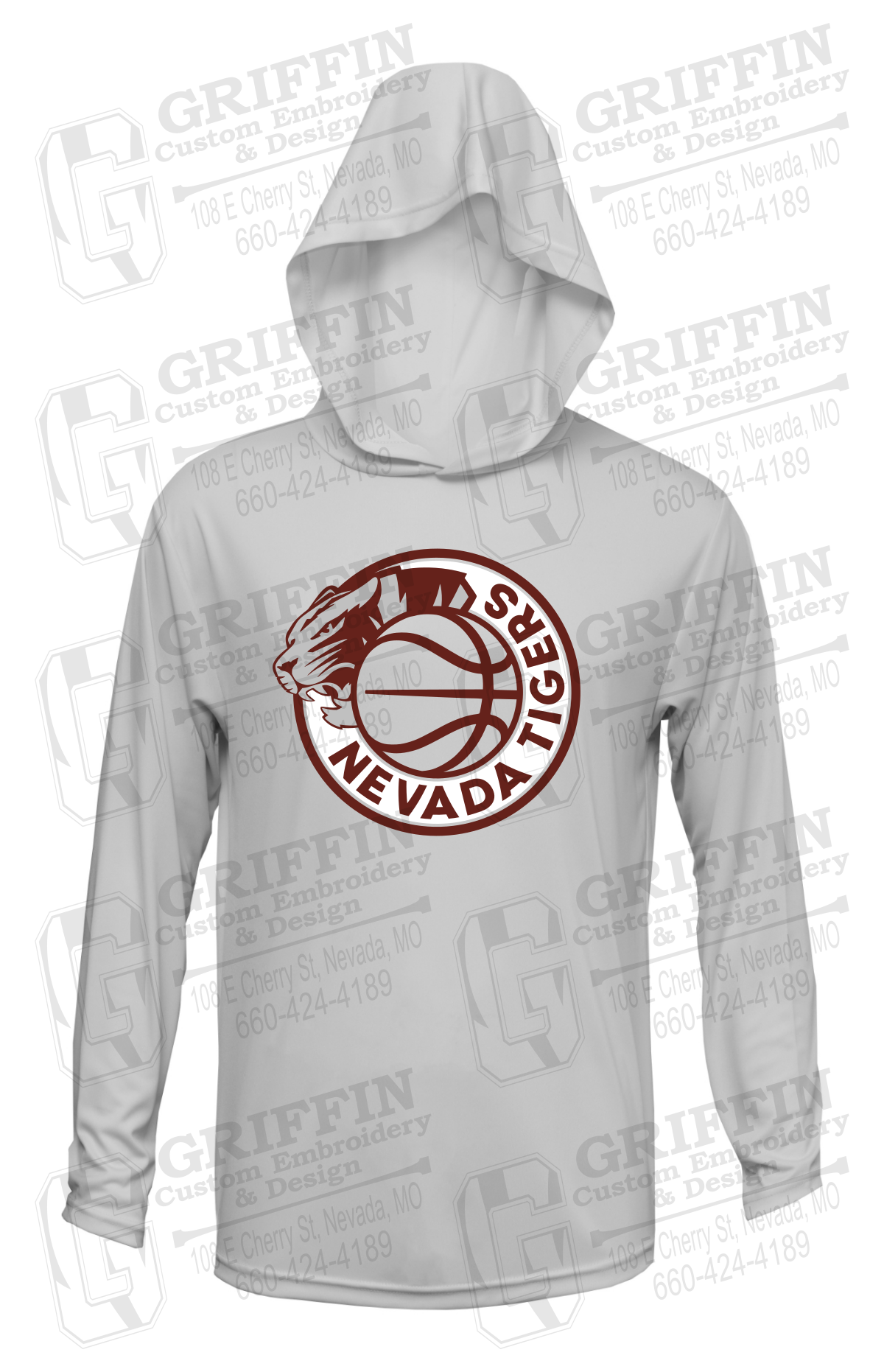 Dry-Fit T-Shirt Hoodie - Basketball - Nevada Tigers 26-J