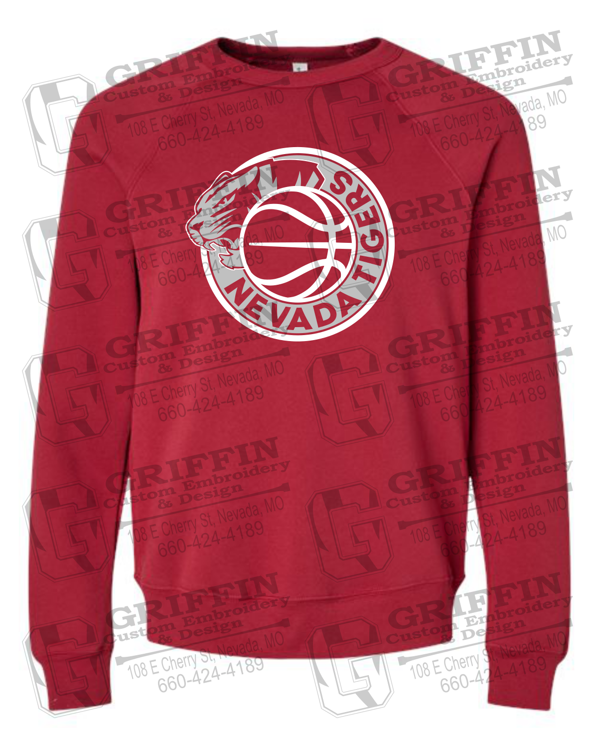 Sponge Fleece Sweatshirt - Basketball - Nevada Tigers 26-J