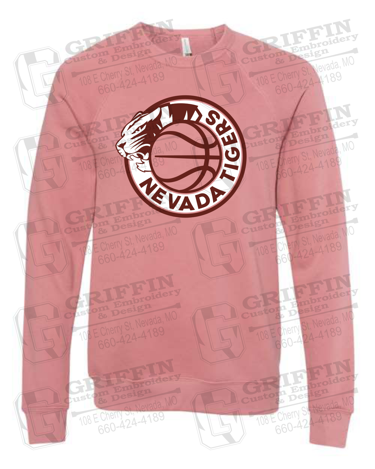 Sponge Fleece Sweatshirt - Basketball - Nevada Tigers 26-J