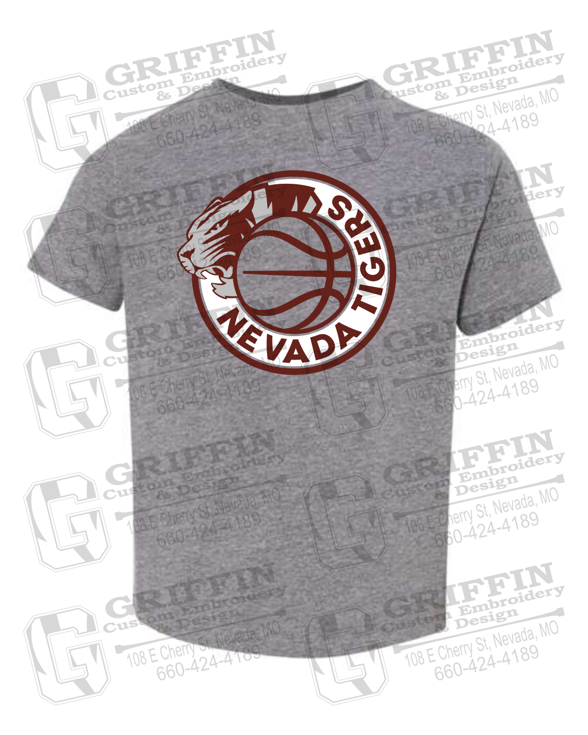 Toddler/Infant T-Shirt - Basketball - Nevada Tigers 26-J