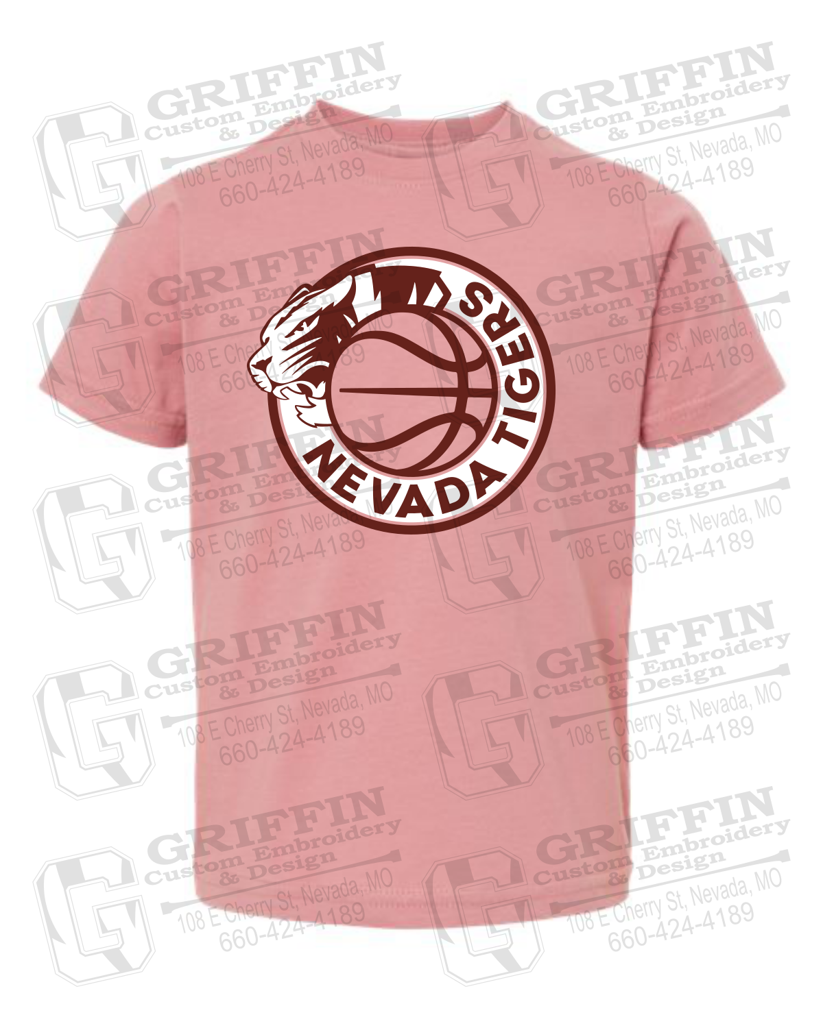 Toddler/Infant T-Shirt - Basketball - Nevada Tigers 26-J