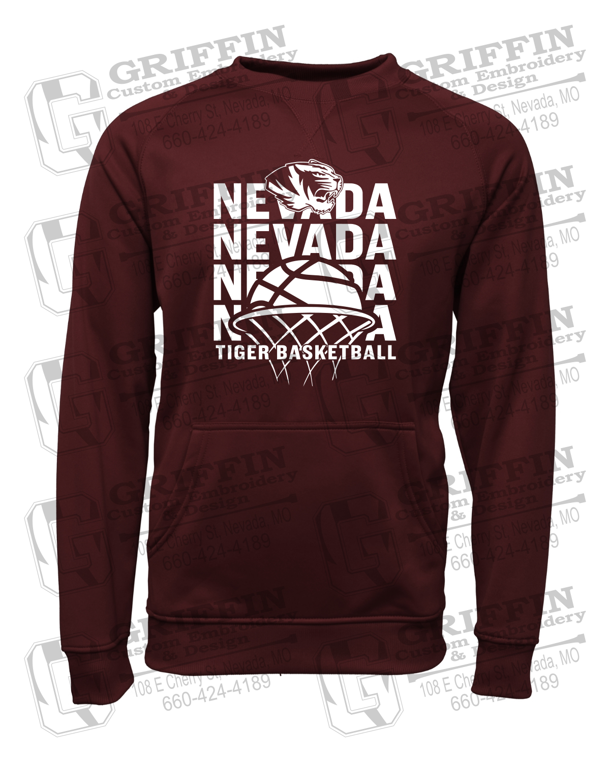 Performance Fleece Sweatshirt - Basketball - Nevada Tigers 26-L