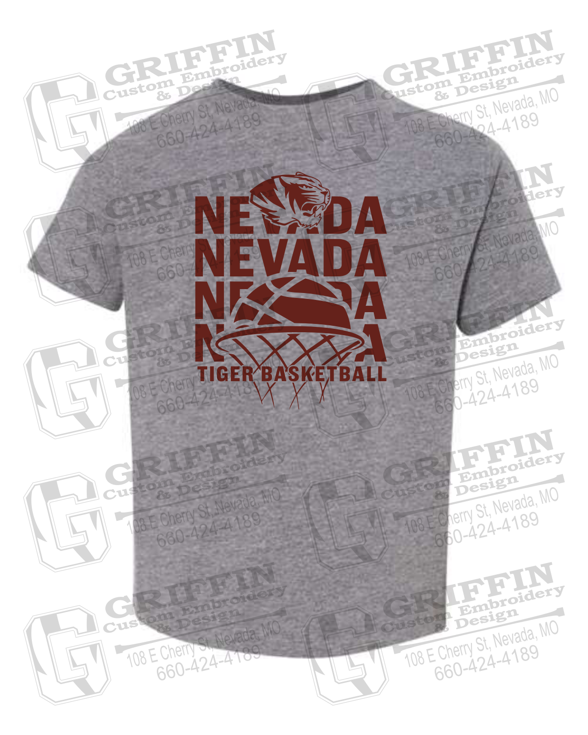 Toddler/Infant T-Shirt - Basketball - Nevada Tigers 26-L