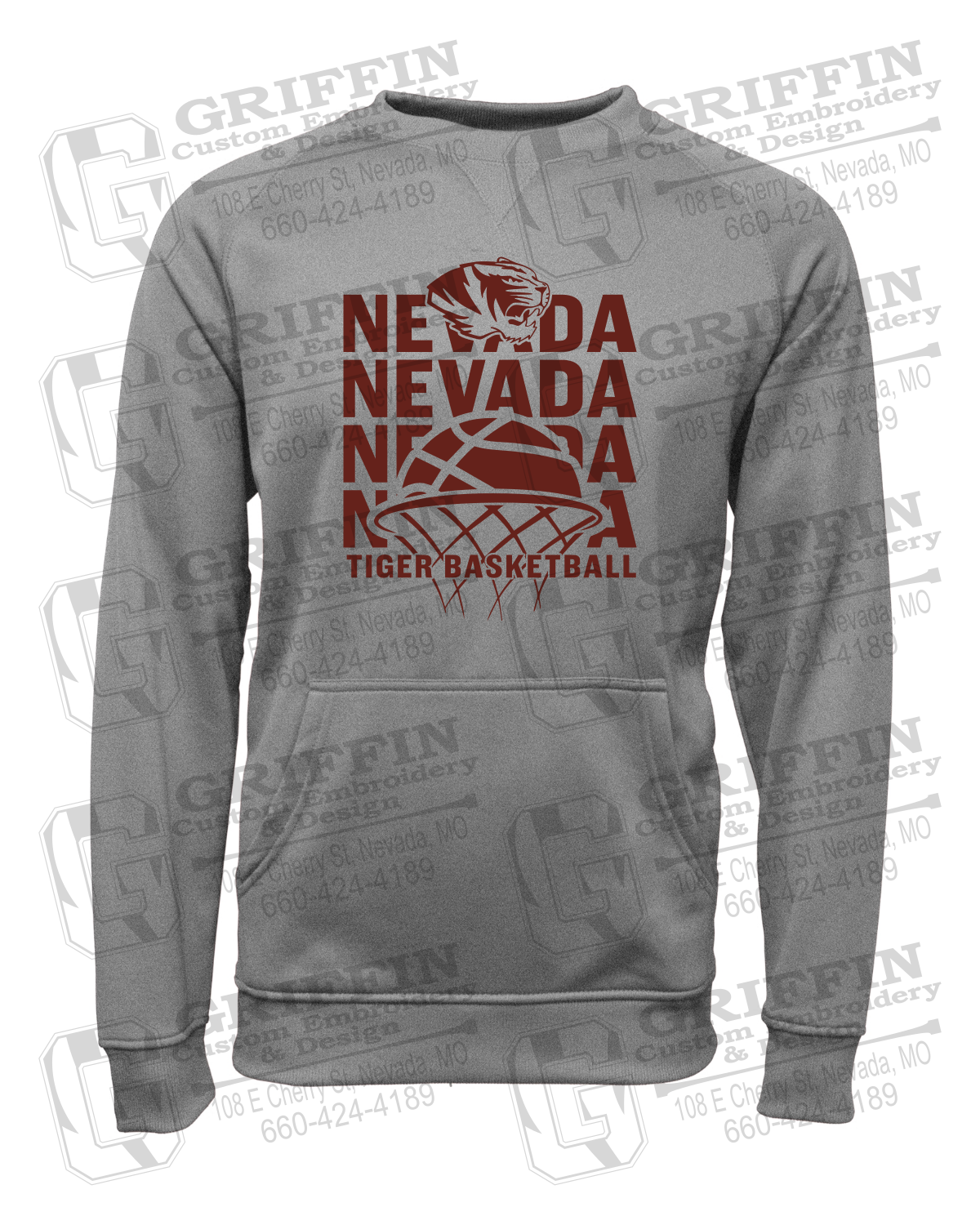 Performance Fleece Sweatshirt - Basketball - Nevada Tigers 26-L