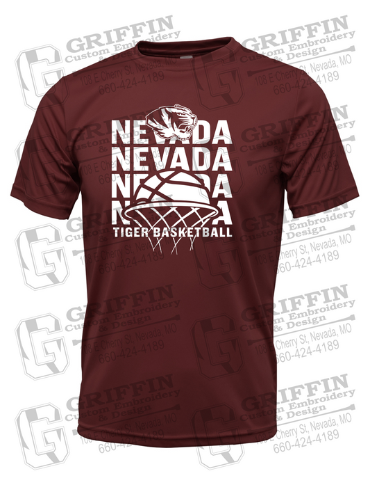 Dry-Fit Short Sleeve T-Shirt - Basketball - Nevada Tigers 26-L
