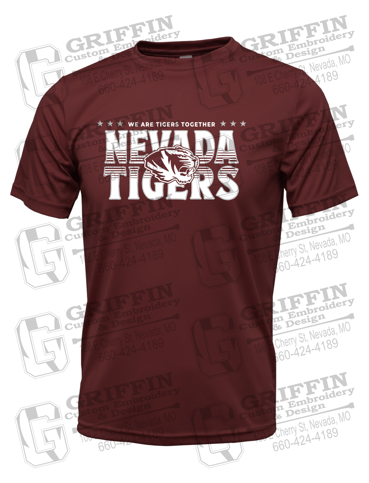 Dry-Fit Short Sleeve T-Shirt - Basketball - Nevada Tigers 26-M