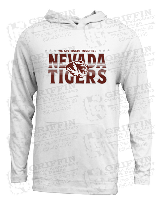 Soft-Tek T-Shirt Hoodie - Basketball - Nevada Tigers 26-M