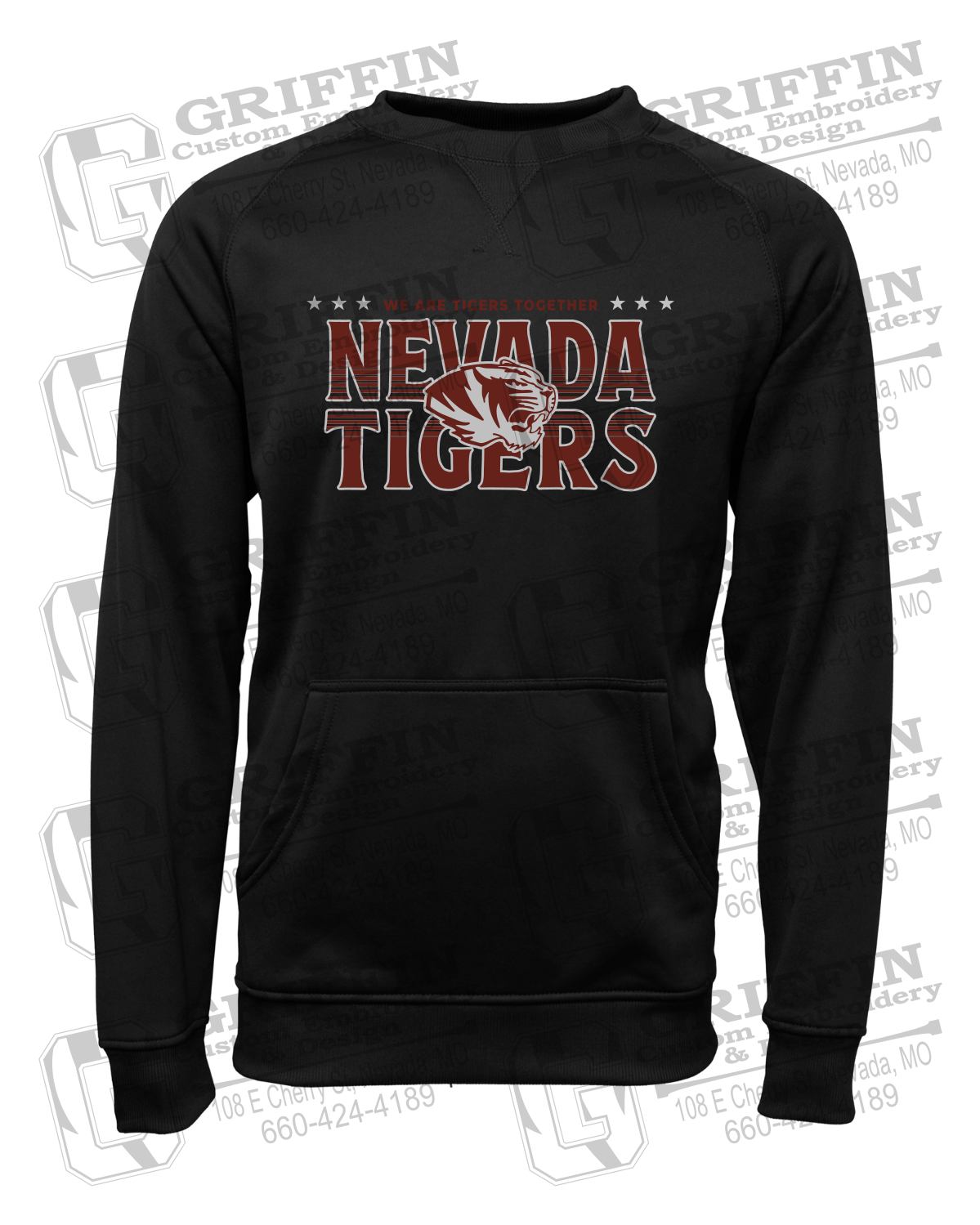 Performance Fleece Sweatshirt - Basketball - Nevada Tigers 26-M