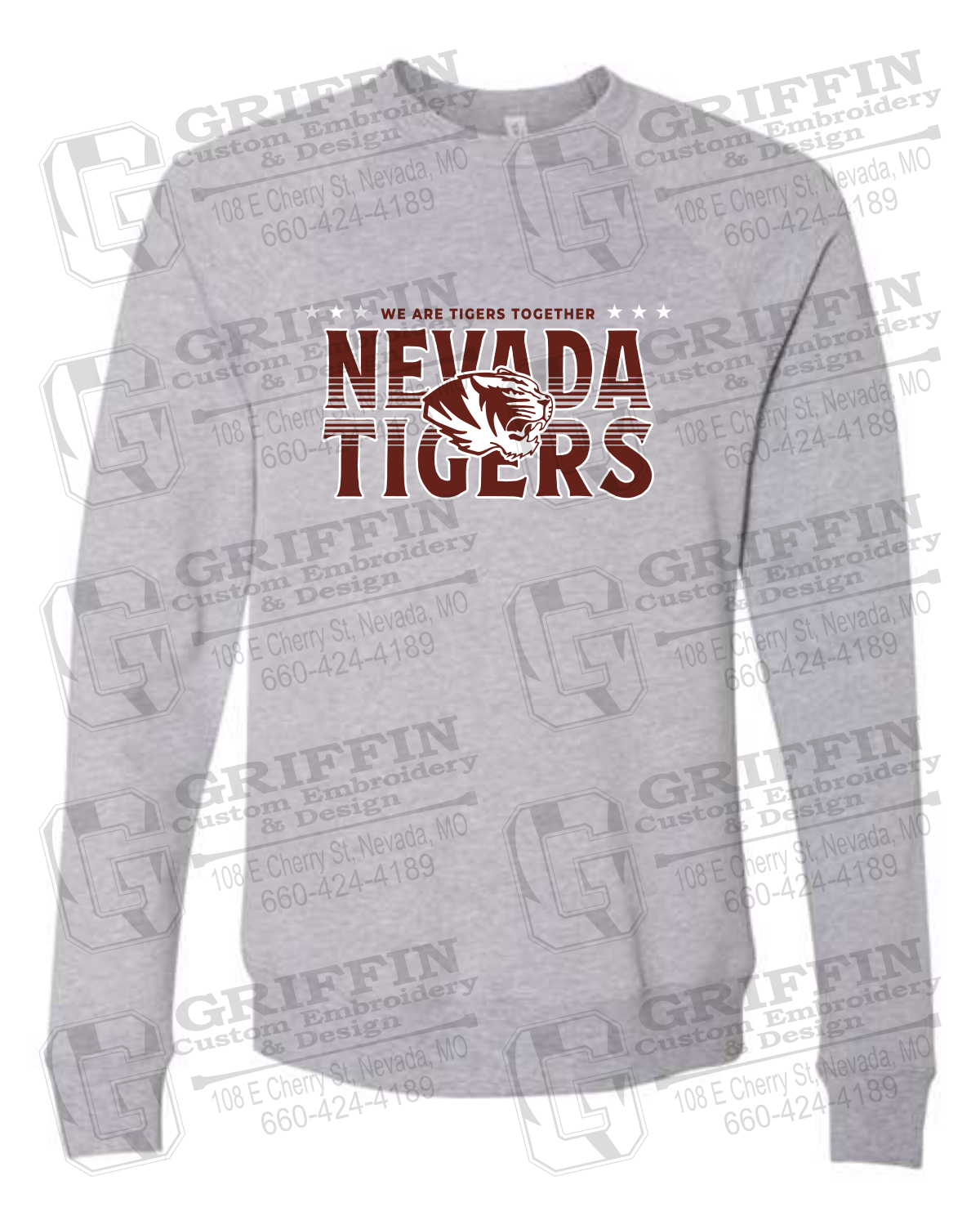 Sponge Fleece Sweatshirt - Basketball - Nevada Tigers 26-M