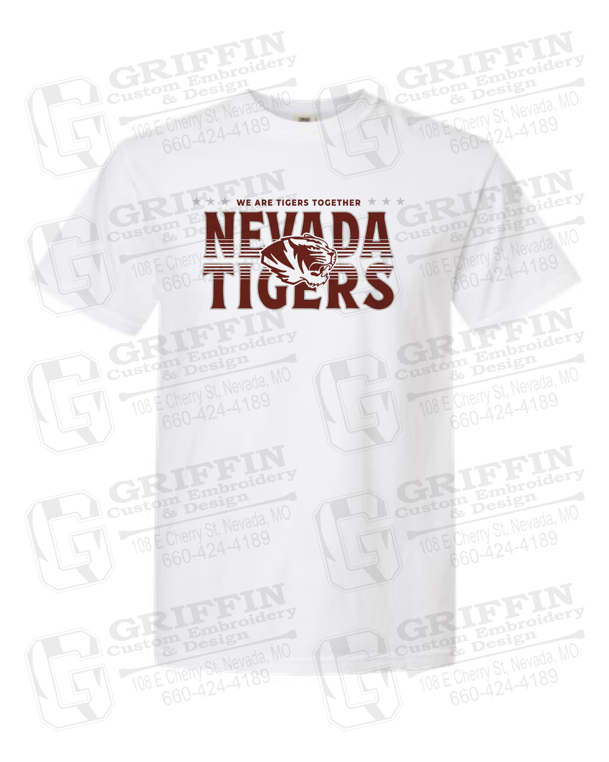 Comfort Colors Short Sleeve T-Shirt - Basketball - Nevada Tigers 26-M