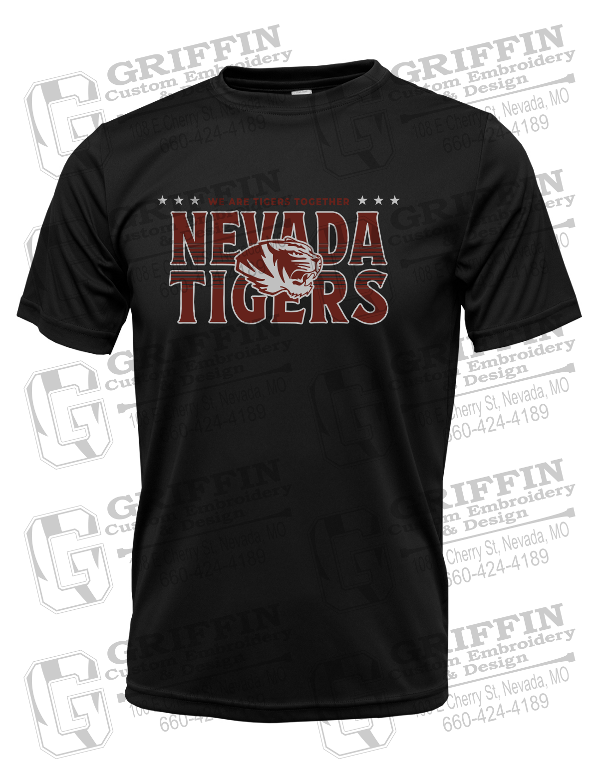 Dry-Fit Short Sleeve T-Shirt - Basketball - Nevada Tigers 26-M