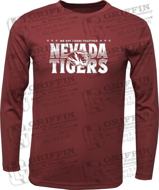 Dry-Fit Long Sleeve T-Shirt - Basketball - Nevada Tigers 26-M