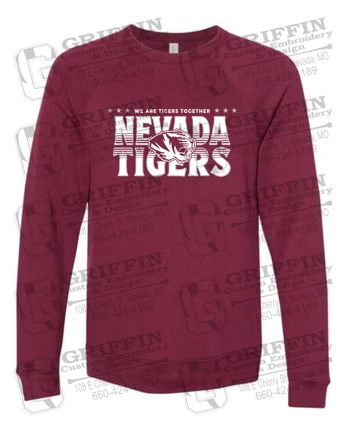 Sponge Fleece Sweatshirt - Basketball - Nevada Tigers 26-M
