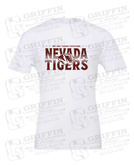 Cotton Short Sleeve T-Shirt - Basketball - Nevada Tigers 26-M