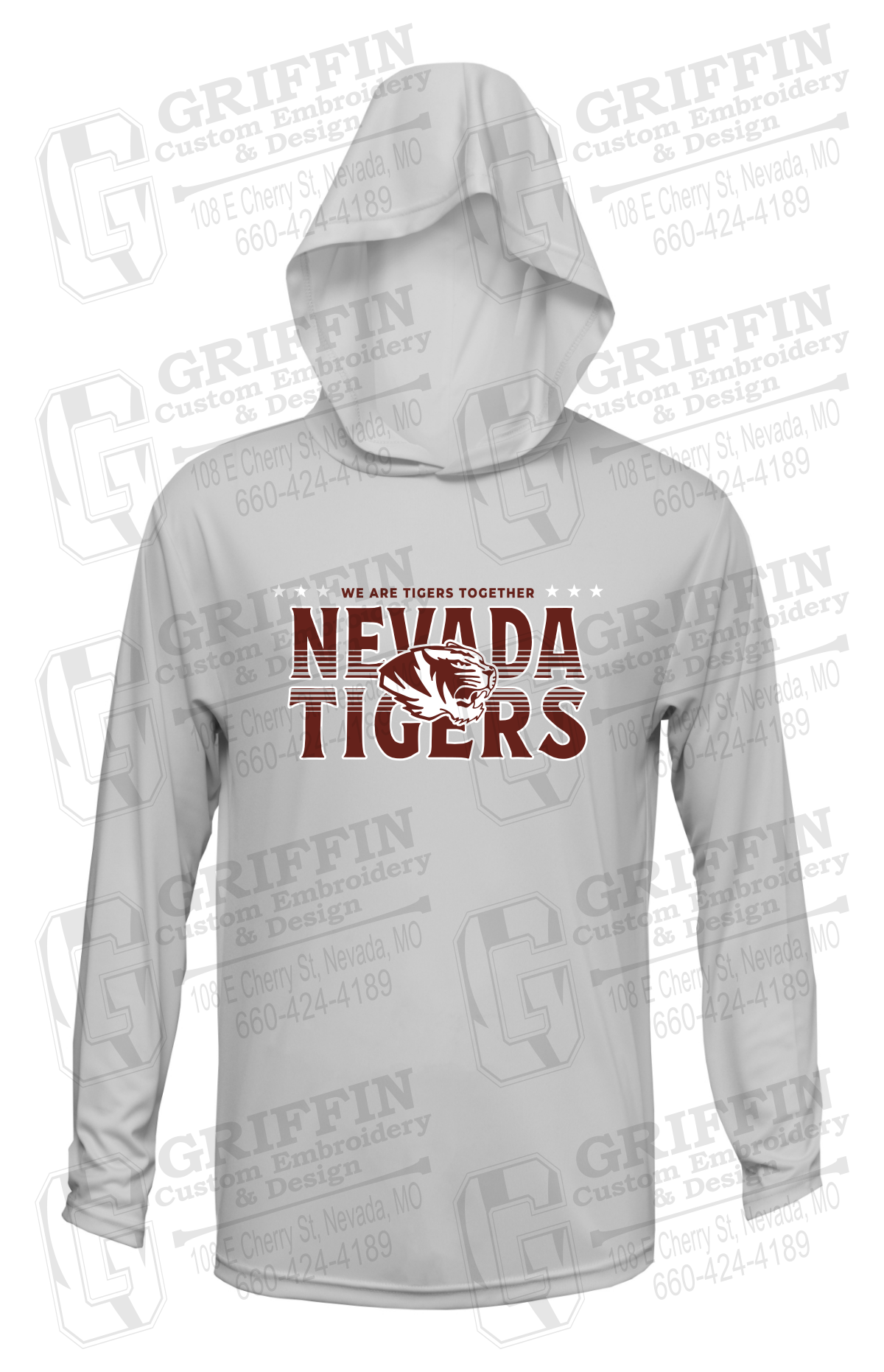 Dry-Fit T-Shirt Hoodie - Basketball - Nevada Tigers 26-M