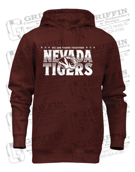 Heavyweight Fleece Hoodie - Basketball - Nevada Tigers 26-M