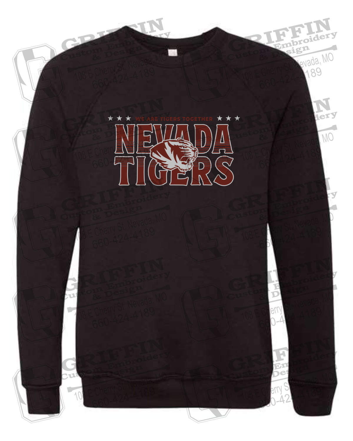 Sponge Fleece Sweatshirt - Basketball - Nevada Tigers 26-M