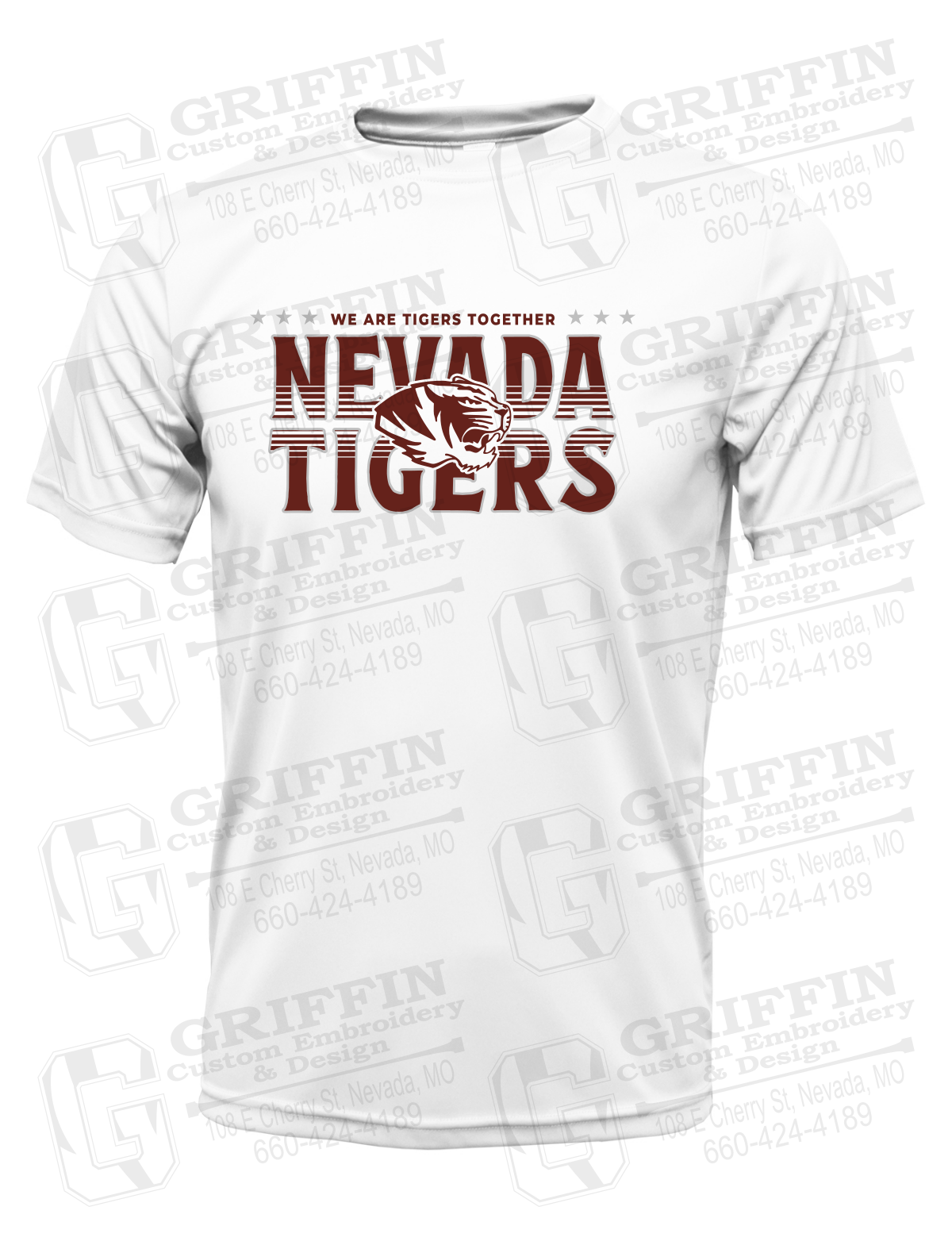 Dry-Fit Short Sleeve T-Shirt - Basketball - Nevada Tigers 26-M