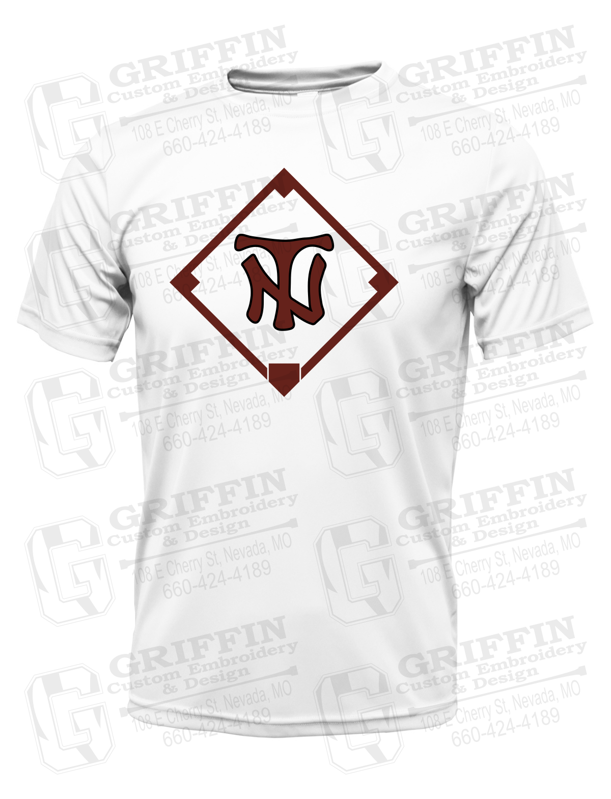 Dry-Fit Short Sleeve T-Shirt - Baseball - Nevada Tigers 26-P