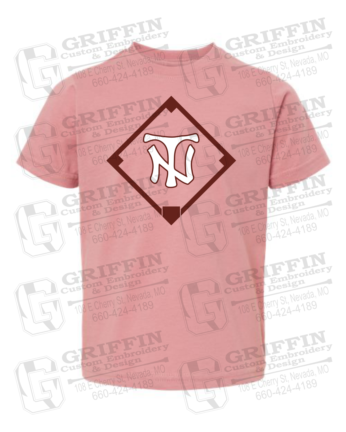 Toddler/Infant Cotton T-Shirt - Baseball - Nevada Tigers 26-P