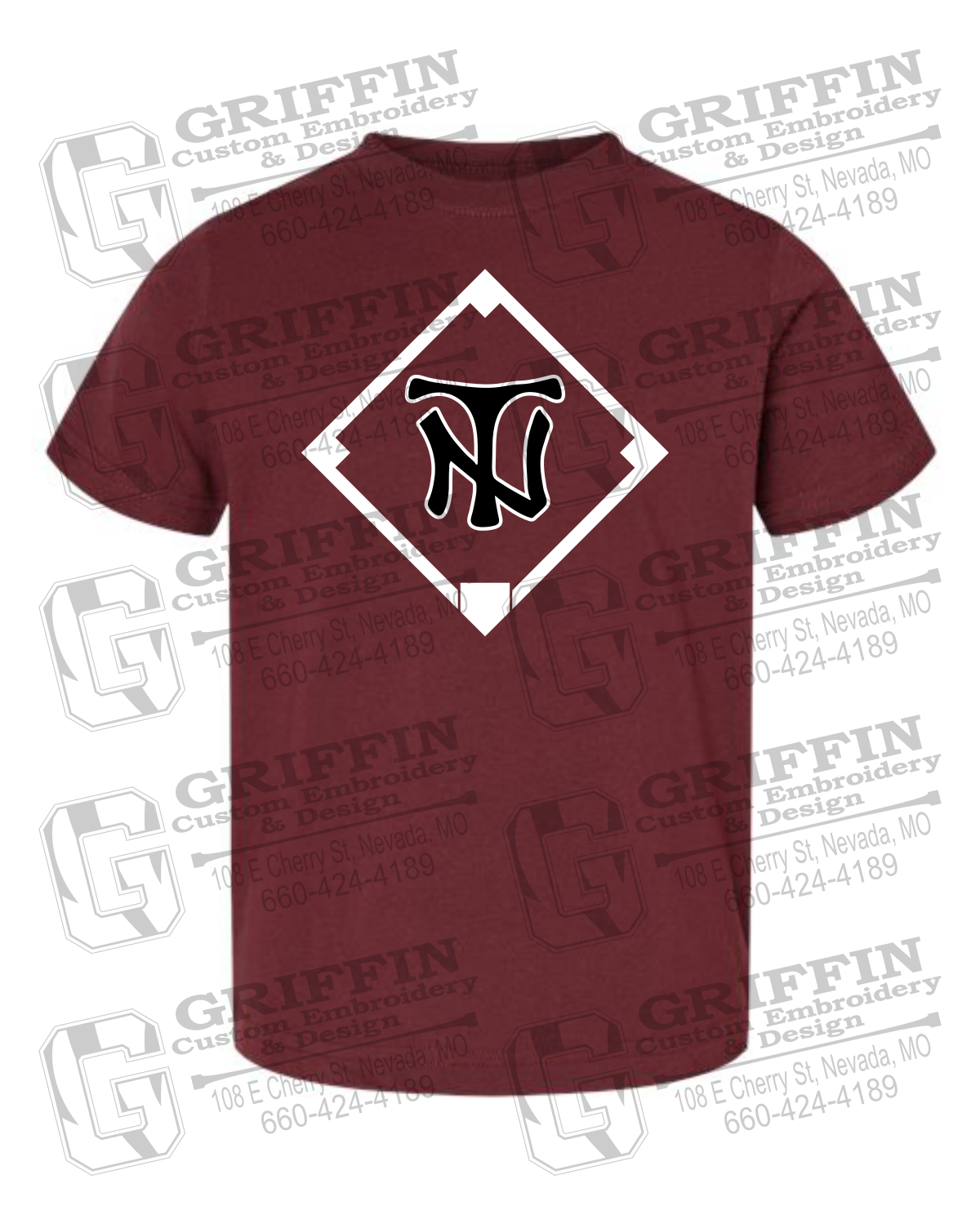 Toddler/Infant Cotton T-Shirt - Baseball - Nevada Tigers 26-P