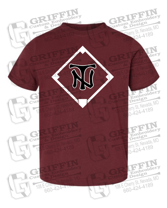 Toddler/Infant Cotton T-Shirt - Baseball - Nevada Tigers 26-P