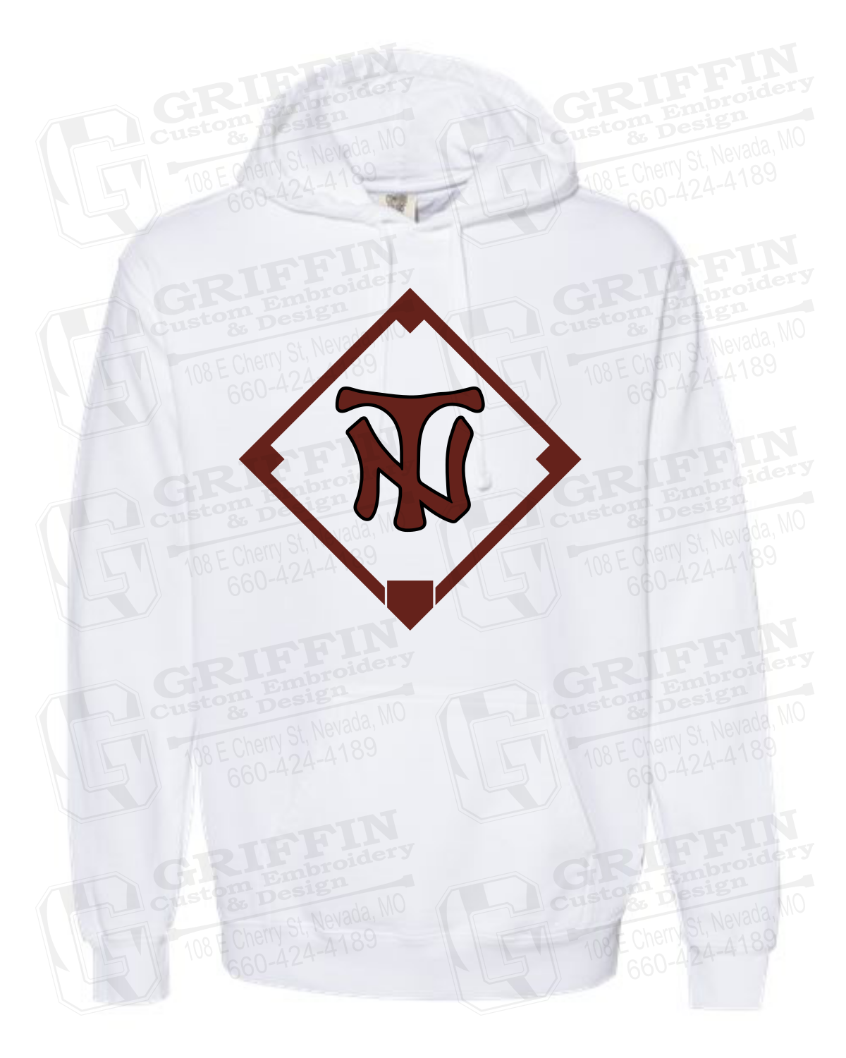 Comfort Colors Hoodie - Baseball - Nevada Tigers 26-P
