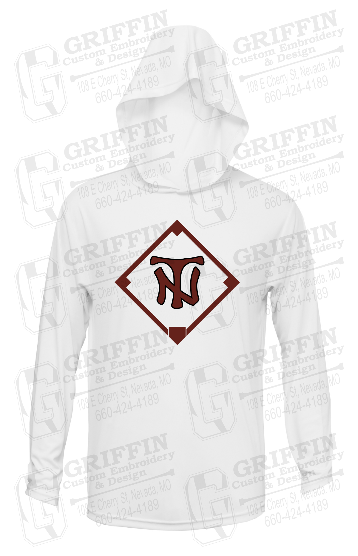 Dry-Fit T-Shirt Hoodie - Baseball - Nevada Tigers 26-P