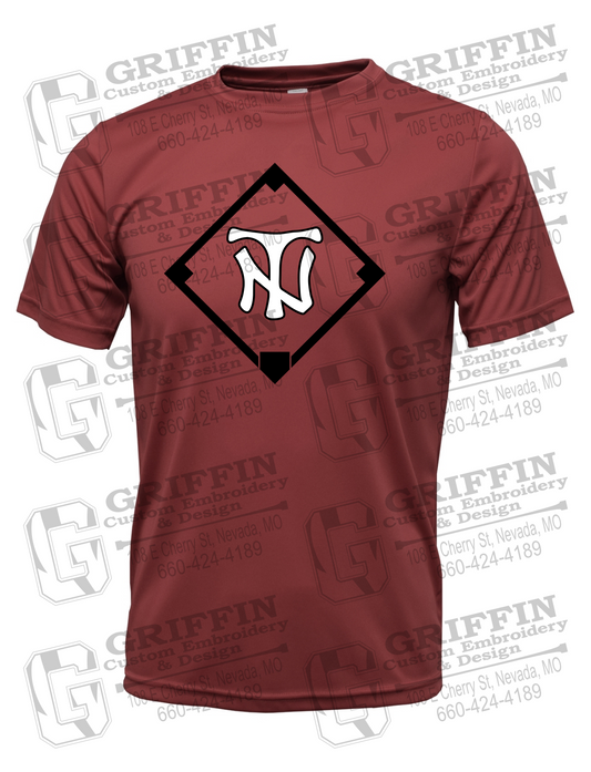 Dry-Fit Short Sleeve T-Shirt - Baseball - Nevada Tigers 26-P