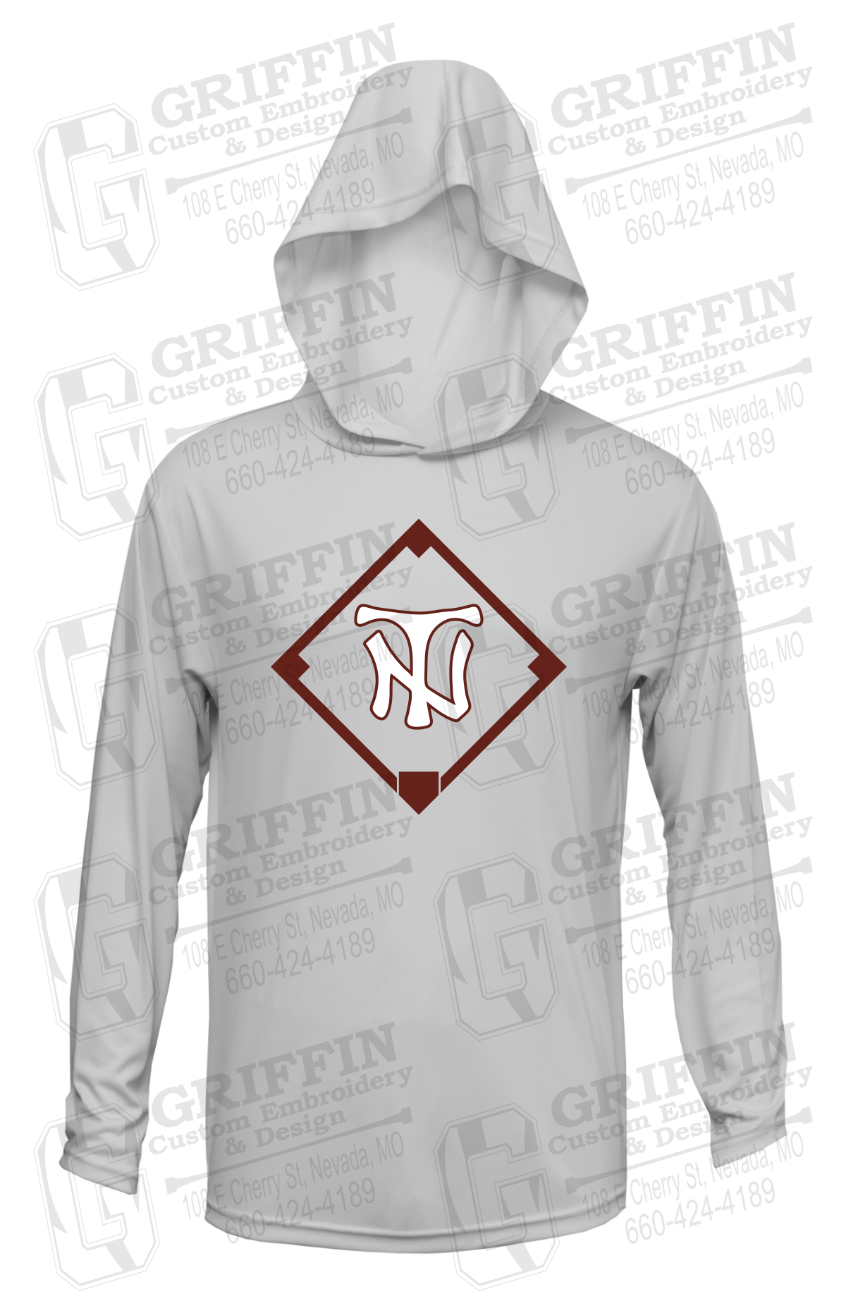 Dry-Fit T-Shirt Hoodie - Baseball - Nevada Tigers 26-P