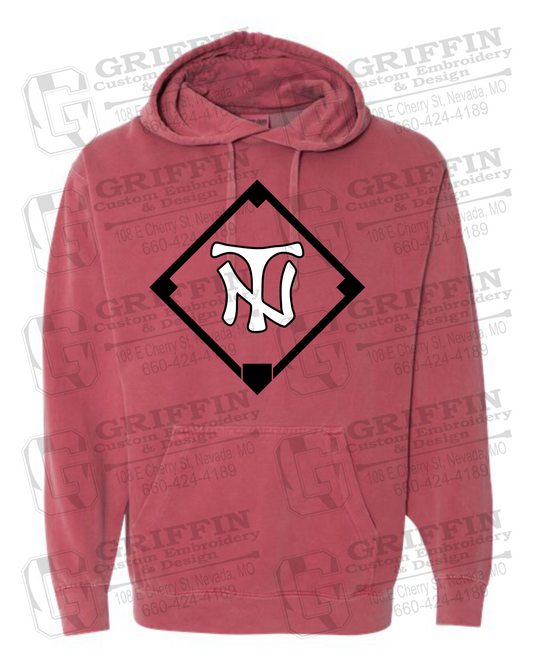 Comfort Colors Hoodie - Baseball - Nevada Tigers 26-P