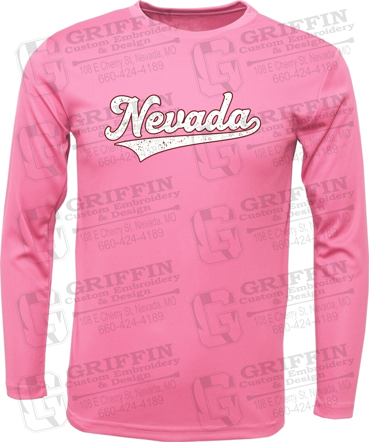 Toddler Dry-Fit Long Sleeve T-Shirt - Baseball - Nevada Tigers 26-Q