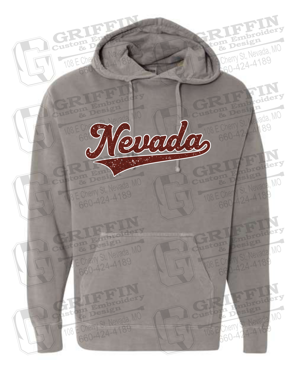 Comfort Colors Hoodie - Baseball - Nevada Tigers 26-Q