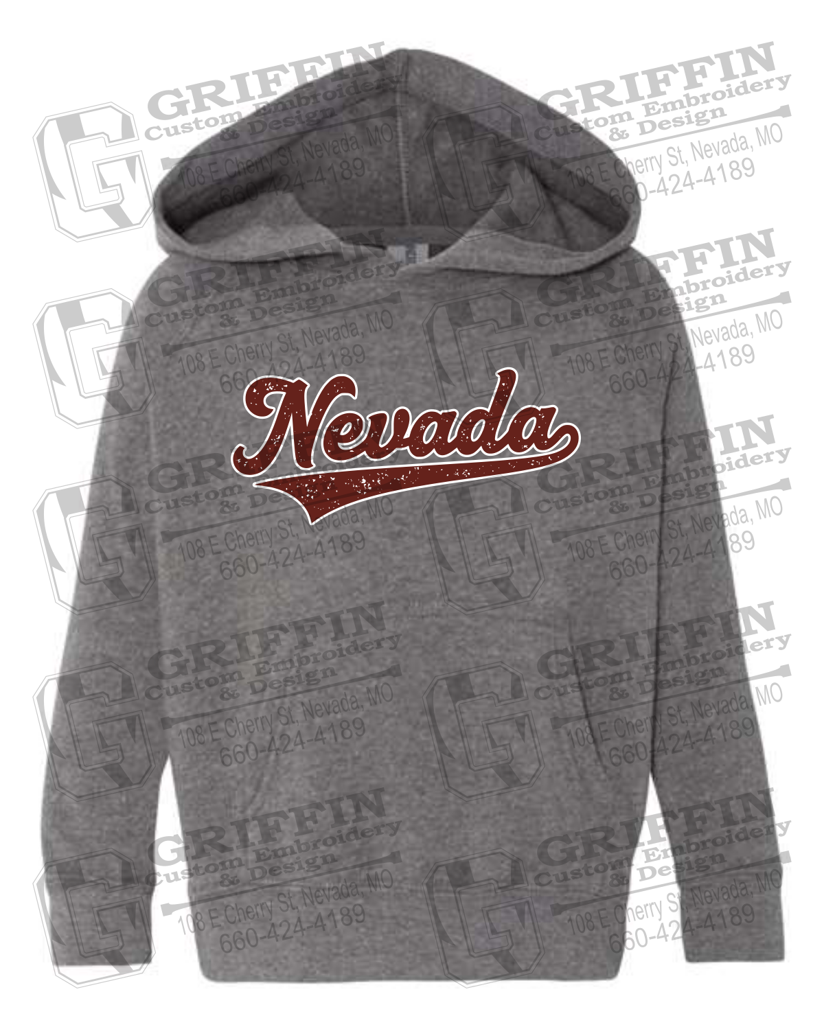 Toddler Hoodie - Baseball - Nevada Tigers 26-Q
