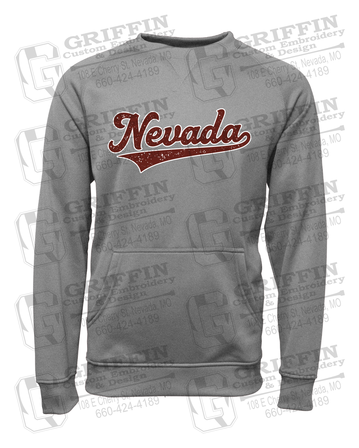Performance Fleece Sweatshirt - Baseball - Nevada Tigers 26-Q