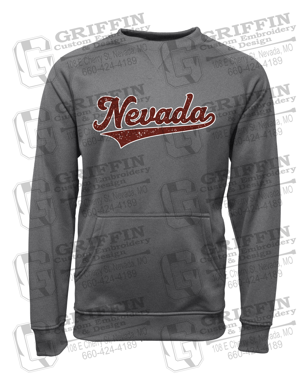 Performance Fleece Sweatshirt - Baseball - Nevada Tigers 26-Q