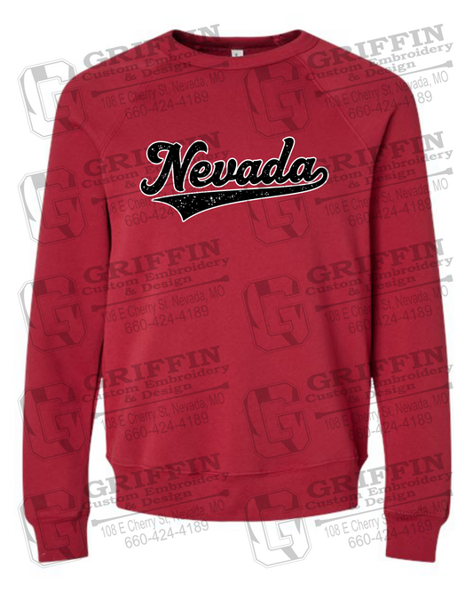 Sponge Fleece Sweatshirt - Baseball - Nevada Tigers 26-Q
