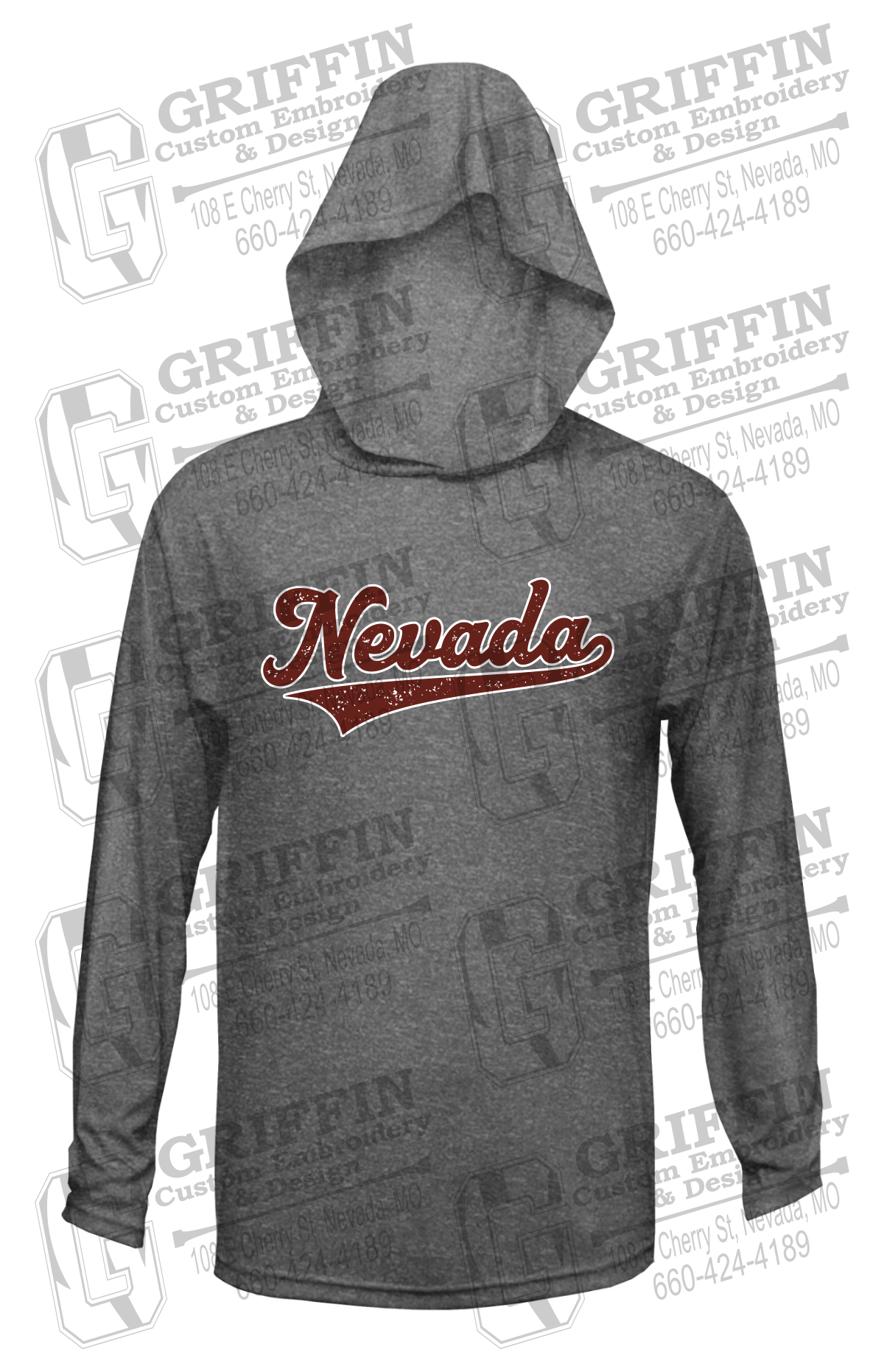 Dry-Fit T-Shirt Hoodie - Baseball - Nevada Tigers 26-Q