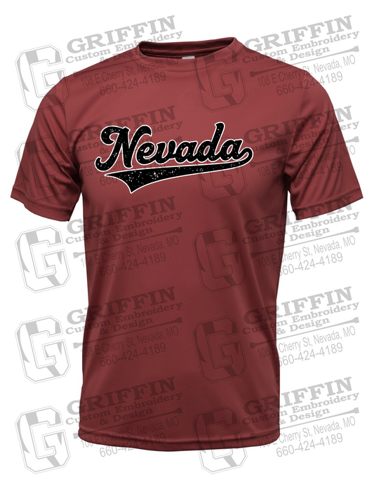 Dry-Fit Short Sleeve T-Shirt - Baseball - Nevada Tigers 26-Q
