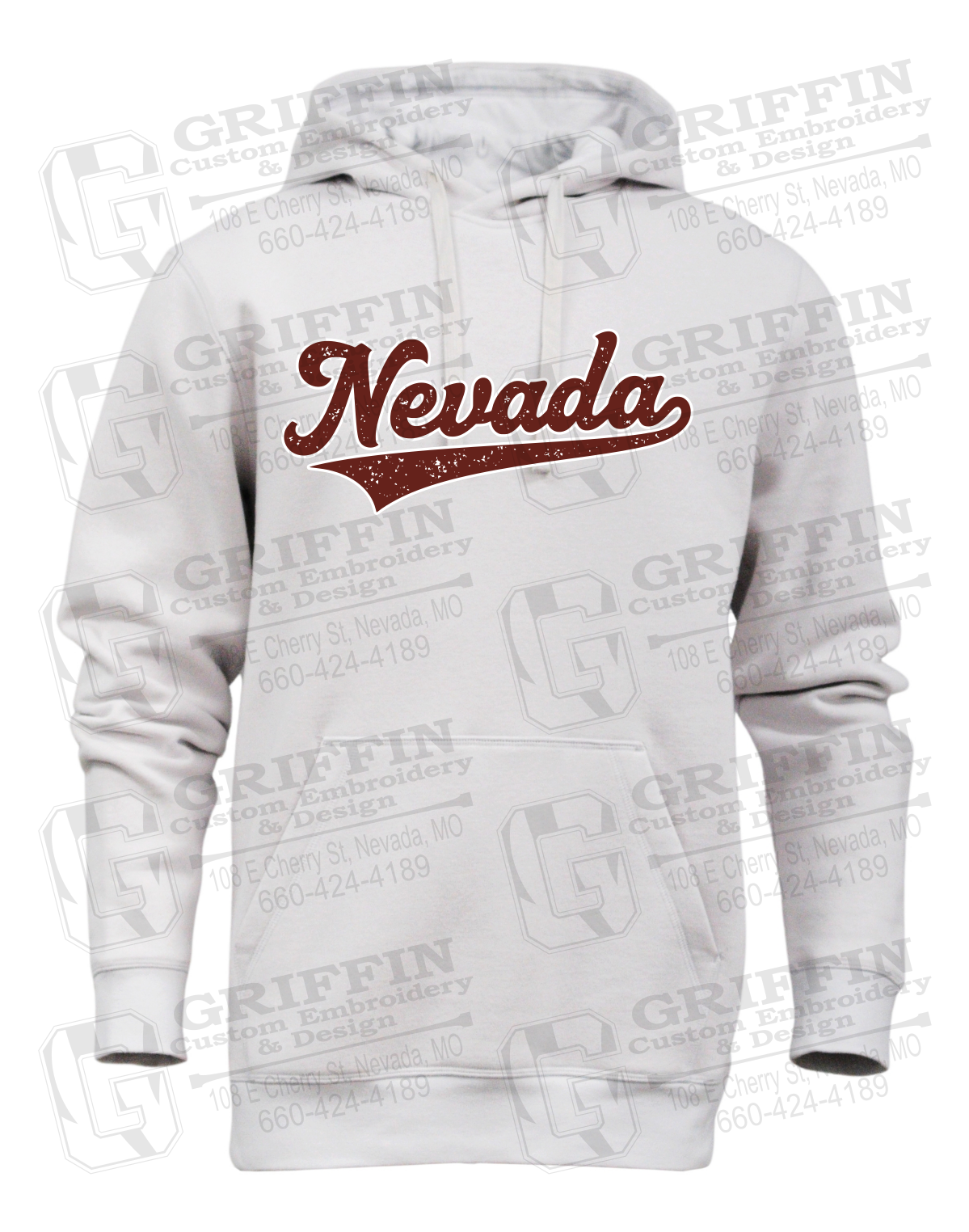 Heavyweight Fleece Hoodie - Baseball - Nevada Tigers 26-Q