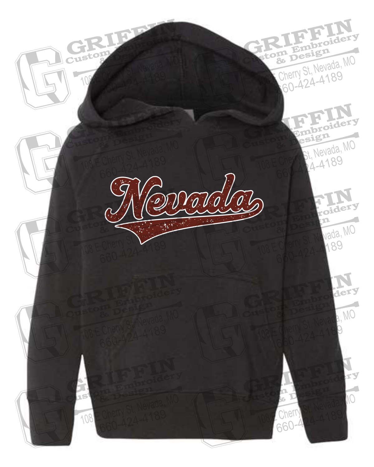 Toddler Hoodie - Baseball - Nevada Tigers 26-Q