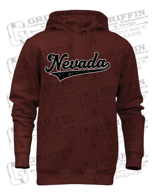 Heavyweight Fleece Hoodie - Baseball - Nevada Tigers 26-Q