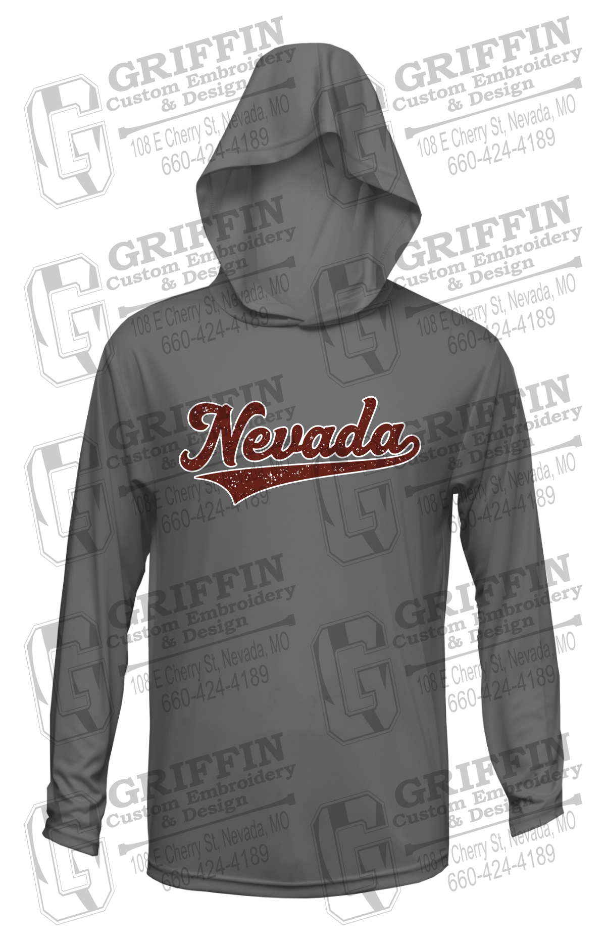 Dry-Fit T-Shirt Hoodie - Baseball - Nevada Tigers 26-Q
