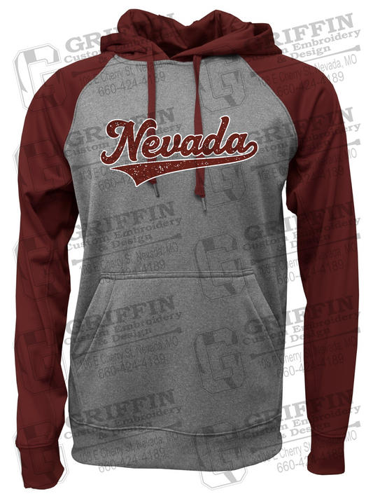 Performance Fleece Raglan Hoodie - Baseball - Nevada Tigers 26-Q