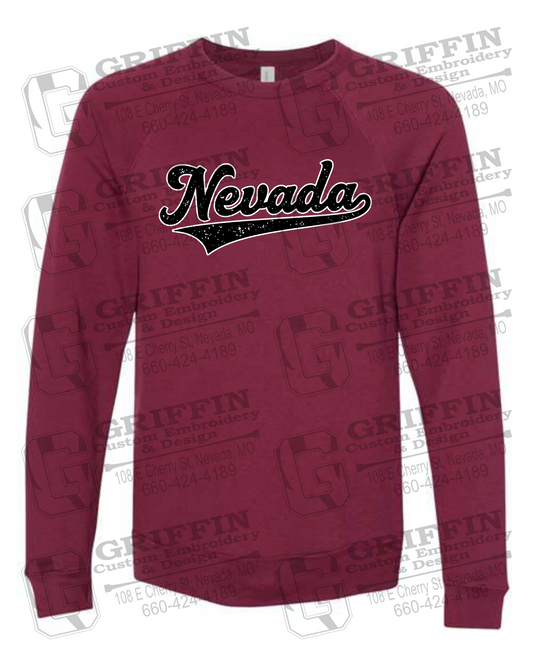 Sponge Fleece Sweatshirt - Baseball - Nevada Tigers 26-Q