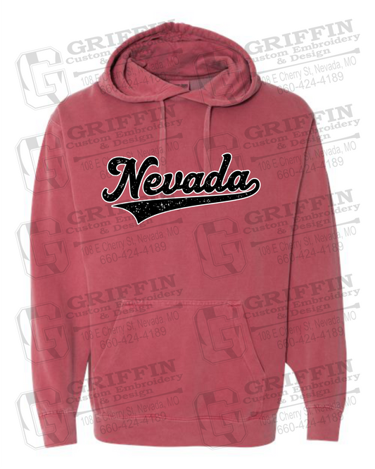 Comfort Colors Hoodie - Baseball - Nevada Tigers 26-Q