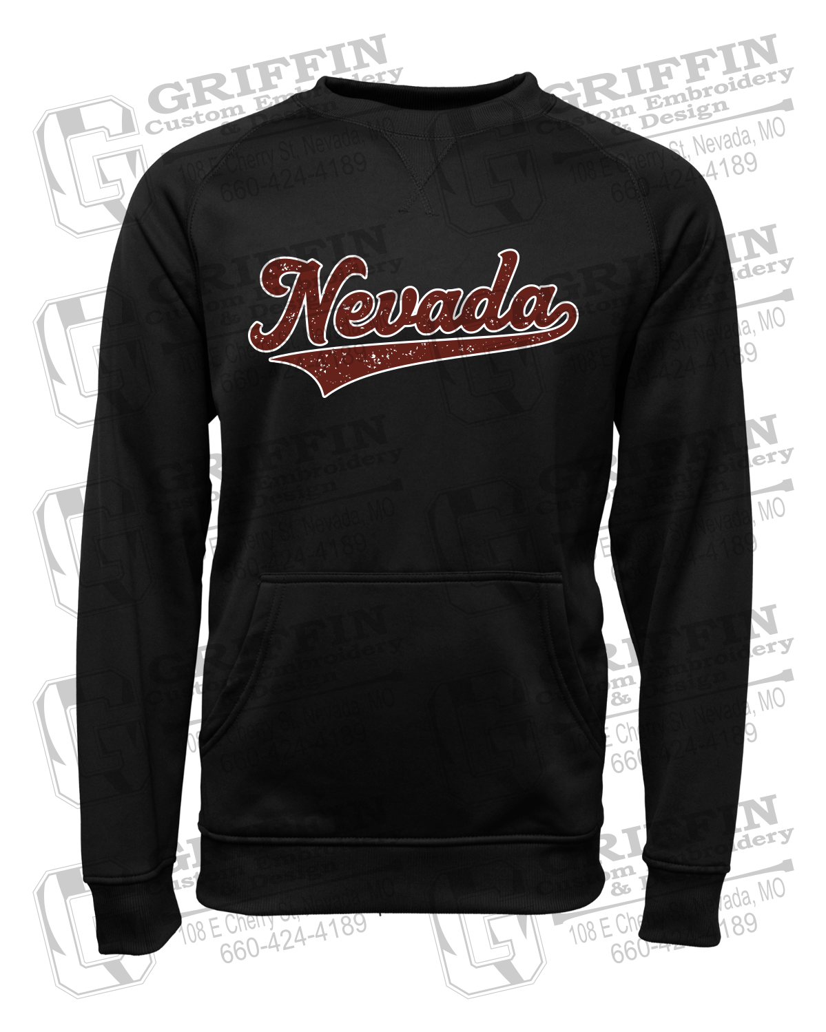 Performance Fleece Sweatshirt - Baseball - Nevada Tigers 26-Q