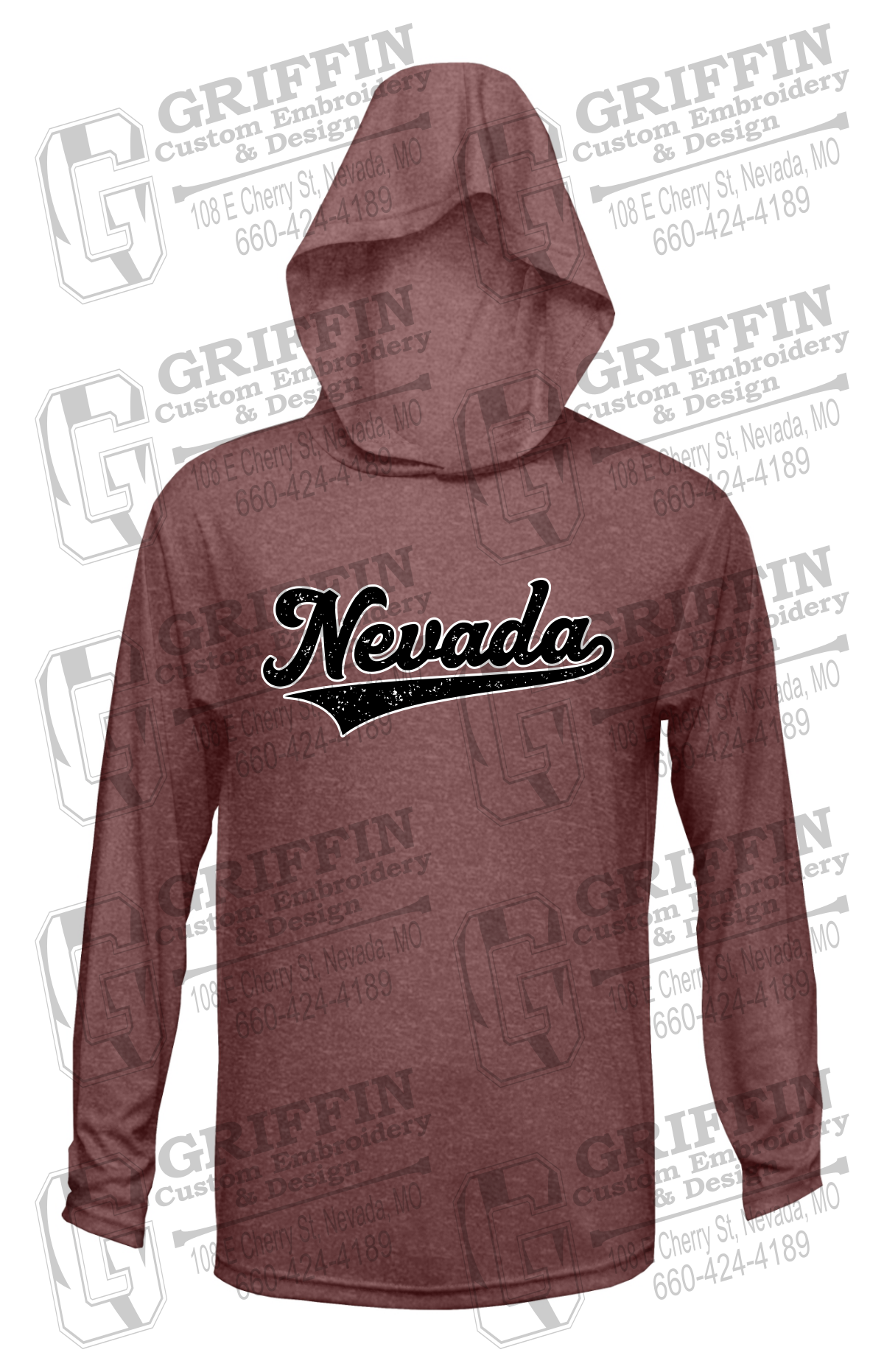 Dry-Fit T-Shirt Hoodie - Baseball - Nevada Tigers 26-Q